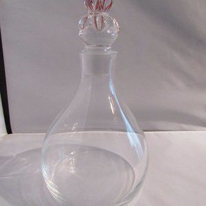 Murano Glass Decanter with Stopper Ellegi Glass Shop - Purchased in Venice